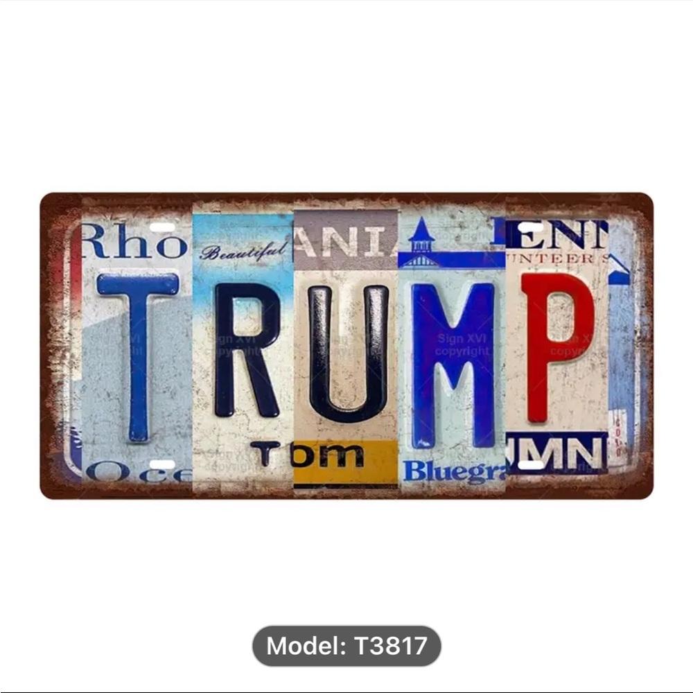 🇺🇸🪪TRUMP LICENSE 🪪 🇺🇸PLATES 🪪🇺🇸